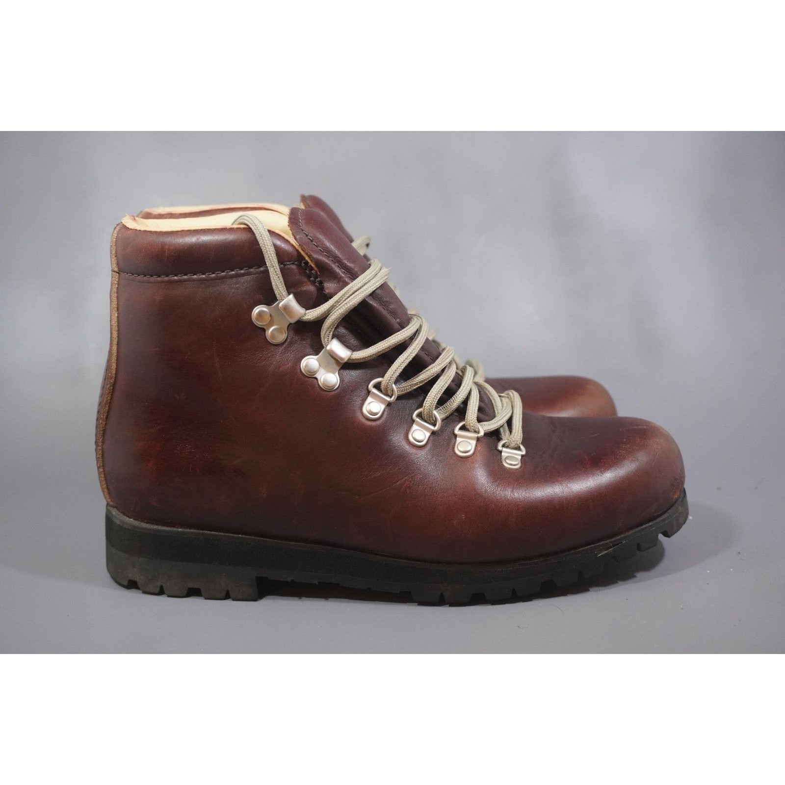Vtg Merrell Wilderness Mountaineering Brown Boots Womens Sz 7 Oxblood
